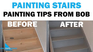 Wood stairs paint are made of sturdy materials and are unmatched when it comes to their lifespan. Tips Tricks For Painting Stairs Stringers Risers Treads Diy Youtube