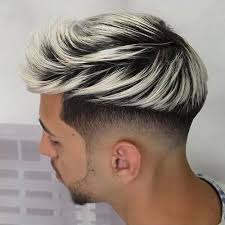 Bleached Hair For Men Blonde Platinum Dyed Hairstyles 2020 Guide Platinum Blonde Hair Men Hair Color Fade Haircut