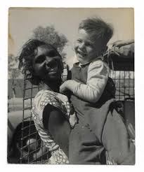 Tom Quilty jnr with Peggy at Lansdowne near Halls Creek ...