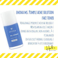 Große auswahl, toller service, superschneller versand. Emina Ms Pimple Acne Solution Face Toner Jerawat Skincare Murah Make Up Kosmetik Masker Wajah Bedak Shopee Indonesia