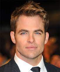 Chris Pine Short Straight Formal Hairstyle Light Brunette Golden Chris Pine Haircut Chris Pine Hair Straight Hairstyles