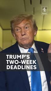 In the past month, President Trump has set a two-week deadline for  Russia-Ukraine negotiations and sending out letters regarding trade talks.,  Now, he's once again set a two-week limit when it comes ...