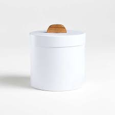 Ideal for storing any dry food and goods, this artistic canister set is made of stoneware and will complete your kitchen. White Kitchen Canisters Crate And Barrel