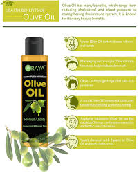Olive oil and its direct impact on the hair growth cycle a recent study performed by tong, kim, and park shows that oleuropein, a component found in the leaves of the olive tree, induces anagen hair growth in telogen mouse skin (4). Buy Oraya Natural Extra Virgin Olive Oil For Hair Skin 100 Ml Online At Low Prices In India Amazon In