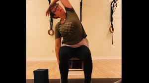 Full Chair Yoga Class Seated Standing With Sun Salutation Youtube Sun Salutation Chair Yoga Yoga Class