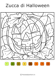 Conta E Colora 48 Disegni Da Colorare In Base Ai Numeri Disegni Da Colorare Disegni Di Halloween Disegni