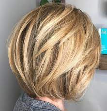 Rounded Bob With Dimensional Layers Hair Styles Short Hairstyles For Thick Hair Thick Hair Styles
