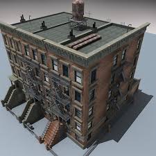Downtown Building 3d Model Architecture Model Model Trains 3d Building Models