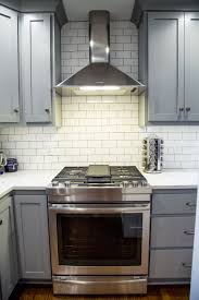 Brite White Subway Tile 3x6 Classic French Gray Shaker Cabinets Msi Carrara Grigio Quartz Blan Kitchen Backsplash Designs Kitchen Plans New Kitchen Cabinets