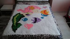 Piksel Battaniye Tamamlandi Piksel Blanket Battaniye Bebek Battaniye Orgusu Kirlent