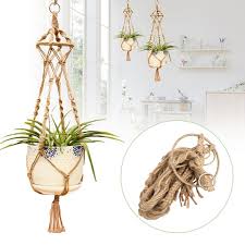 Check spelling or type a new query. Macrame Plant Hangers Hanging Planter Soonow Wall Hanging Planters Basket Holder For Indoor Outdoor With Hooks Home Decor Walmart Com Walmart Com