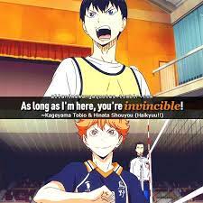 ~hinata says this to himself, against date tech in the practice game. Allanimemangaquotes Haikyuu Haikyuu Anime Anime