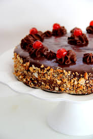 Chocolate Amaretto Cake With Almond Praline J Cupcakes Tort Recepty