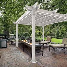 Article #60245267 model #epperg1010cl format 10'x10'. Diy Vinyl Pergola Kits For Your Backyard Delivered Throughout The Usa