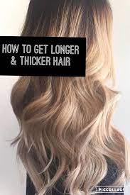 How To Get Longer And Thicker Hair Long Thick Hair Thicker Hair Naturally Thick Hair Remedies
