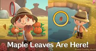 New Autumn Maple Leaf Items Land In Animal Crossing New Horizons Today For A Limited Time Animal Crossing World Animal Crossing Crafting Recipes Leaf Crafts