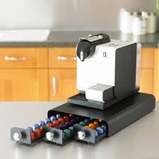 All pod machines have a similar basic function: Neo Nespresso 3 Drawer Coffee Machine Stand And Capsule Pod Storage Storage From Neo Direct Ltd Uk
