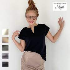 新商品いきなり 限定価格 さらっと生地 ネックパールトップス myu610 ご予約受付中 1次9 30頃 順次出荷予定分 カットソー ノースリーブ 秋色 半袖 tシャツ 美ライン 秋物 秋 冬 楽ちん レディース myu 3980 メール便ok 2009 メル2 ファッションアイデア