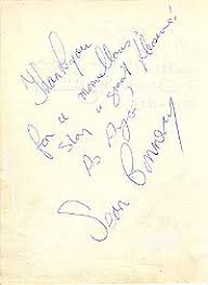 Although connery was first denied a knighthood by britain in 1998 for his support of scottish nationalism, he was eventually knighted in 2000 by queen elizabeth ii.the photo has been autographed on the front by sean conner.condition of photo and autograph is very good. James Bond Autographs James Bond Actors