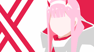 1920x1080 download 1920x1080 darling in the franxx zero two pink. Zero Two Darling In The Franxx Minimalist Hd Wallpaper Background Image 1920x1080 Wallpaper Abyss