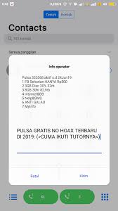 Pulsa gratis buat 100 nomor beruntung! Pulsa Gratis 100 Ribu Terbaru