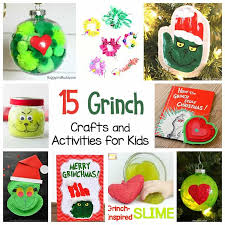 I love the story how the grinch stole christmas because it's super cute and heartwarming, so when i set to the task of prepping a book based activity for the christmas read this activity was inspired by the grinch's heart being 3 sizes too small and is a fun way to practice guessing, logic, and counting. 15 Grinch Crafts And Activities For Kids Buggy And Buddy
