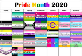 When is national pride week? Pride Month Calendar Explore Tumblr Posts And Blogs Tumgir