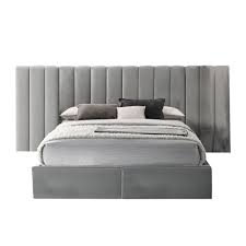 Headboard and rails only, does not include footboard. Benjara King Size Vertically Stitched Headboard With 2 Drawers Footboard Black Wayfair