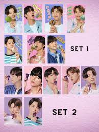Bts X Baskin Robbins Photoset In 2021 Baskin Robbins Bts Photocard