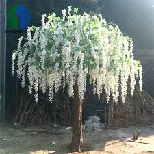 Artificial Tree Wedding Decoration White Flower Wisteria Tree ...