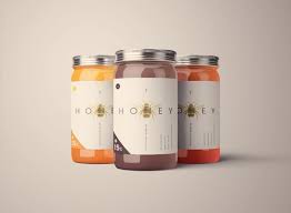 Standard Glass Jar Mockups Honey Label Design Honey Jar Labels Bottle Label Design