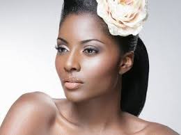 Black Hair Wedding Ponytail Hairstyles African American African American Wedding Hairstyles Hairdos Beautiful Bridal Makeup African American Weddings Bridal Makeup