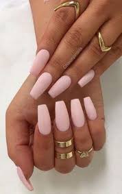 Light pink nails will match any clothes or occasion. Matte Pink Nails Nails Pink Acrylic Nails Baby Pink Nails Baby Pink Nails Acrylic