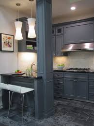 Kitchen backsplash tiles with dark cabinets. Dark Grey Always A Favorite Grey Painted Kitchen Kitchen Cabinets Painted Grey Home Kitchens