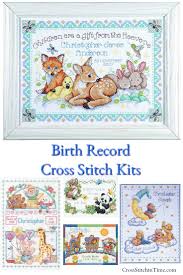 We have designs to suit any baby, including tatty ted, bambi, finding nemo, mr men and shaun the sheep along with more traditional and christian designs. Cross Stitch Kits Baby Birth Record Novocom Top