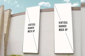 Download Vertical Banner Mock Up Graphic Design Templates Mockup Banner