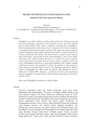 Secara sederhana dapat dibedakan dua kategori budaya dalam masyarakat, yakni budaya tradisional dan budaya modern. Pdf Tradisi Peusijuek Dalam Masyarakat Aceh Integritas Nilai Nilai Agama Dan Budaya