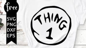 Download Thing 2 Svg Free Thing 1 Svg Silhouette Cameo Instant Download Free Vector Files Shirt Design Funny Svg Kids Svg Png Dxf Eps Files 0279 Freesvgplanet