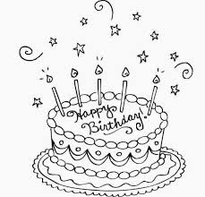 Learn how to draw birthday cake pictures using these outlines or print just for coloring. Simple Birthday Cake Drawing Images Wiki Cakes