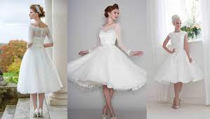 Tra rimandi agli anni '20 e silhouette ispirate agli iconici anni '50, di seguito ti proponiamo i 40 migliori abiti da sposa dal tocco retrò! Fai Tutto Con Il Mio Potere Presidente Opuscolo Abiti Da Sposa Vintage Anni 50 Strada Principale Vestito Operato Imposta