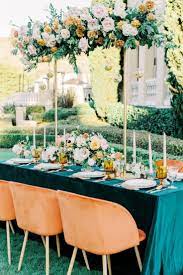 Emerald Green And Gold Romantic Garden Wedding Ideas Romantic Garden Wedding Emerald Green Weddings Romantic Garden