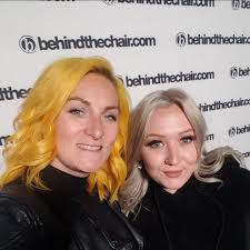 Today marks 10 years!!! An ENTIRE DECADE! Working with the amazing human  beside me in my salon. If you see this beautiful soul today make sure to  tell her how truly Badass