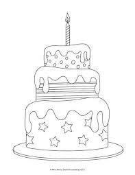 This vanilla cake is perfect for birthday party! 20 Free Happy Birthday Coloring Pages For Kids Mrs Merry
