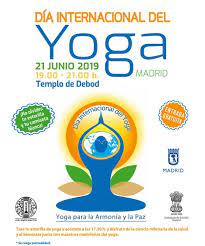 La lección de la nueva normalidad. Cartel Del Dia Internacional Del Yoga En Madrid Yoga En Red