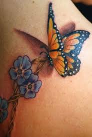 25 Interessante Ideen Fur Schmetterling Tattoo Schmetterling Tattoo 3d Schmetterling Tattoo Blumen Tattoo Schulter