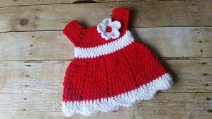 I love the simple yoke dresses for baby, with the really full ruffle skirts, they are very easy to make and sit so. 15 Precious Crochet Newborn Dress Patterns