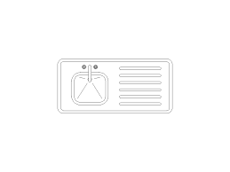 Blanco performa concrete gray granite composite 33 in. Kitchen Sink Free Cad Blocks In Dwg File Format