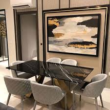 Rumah percutian azwa homestay ini mempunyai ruang makan yang luas serta selesa, yang mana ia ruang ini juga dilengkapkan dengan lampu siling moden dan kipas siling kawalan 5 kelajuan. 15 Gambar Idea Dekorasi Ruang Makan Moden Classy Untuk Rumah Anda Hias My