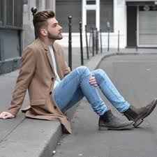 Find great deals on men's chelsea boots at kohl's today! Asos Chelsea Boots In Gray Suede With White Sole 39 Asos Lookastic