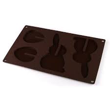 Lekue Moule Silicone 3d Pour Chocolat Lapin Et Oeuf 18 Moules Moule En Silicone Chocolat